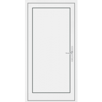 Aluminium Haustür 1 Flügelig mit Füllung