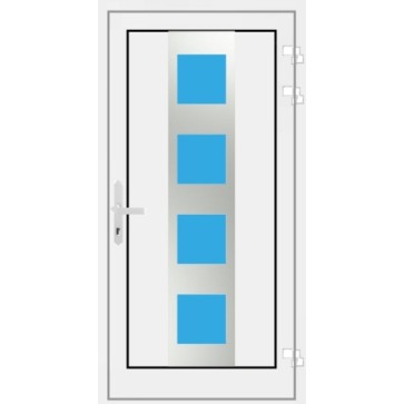 Kunststoff Haustür 1 Flügelig Bonn