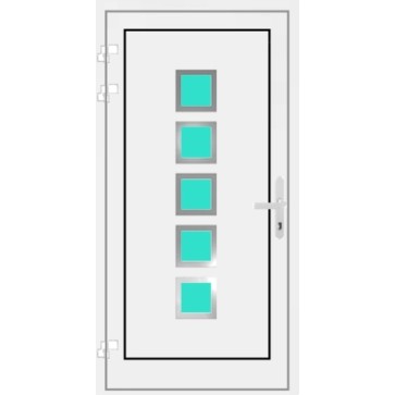 Aluminium Haustür 1 Flügelig Hamburg