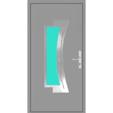 Aluminium Haustür Flügelüberdeckend Kiel