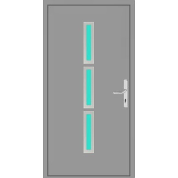 Aluminium Haustür Flügelüberdeckend Trier