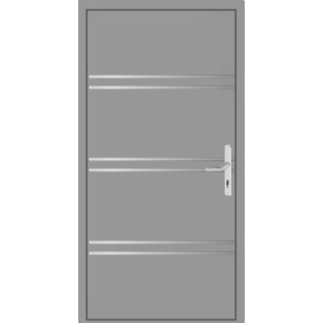 Aluminium Haustür Flügelüberdeckend Frankfurt