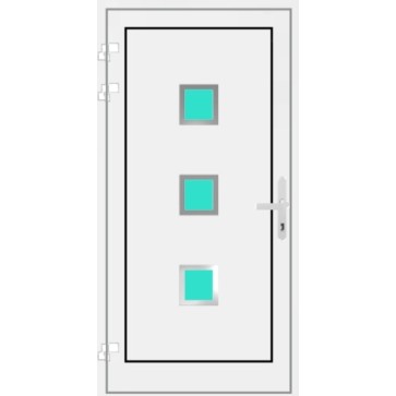 Aluminium Haustür 1 Flügelig Wiesbaden