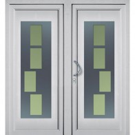 AV-170 2-flügelige Aluminium Haustür