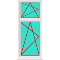 Aluminium Fenster Dreh Kipp mit Oberlicht Dreh Kipp Online Bestellen