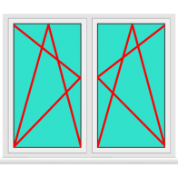 Aluminium Fenster 2 Flügelig Dreh Kipp Online konfigurieren ab 440 €