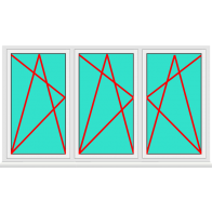  Aluminium Fenster 3 Flügelig mit Rolladen Kaufen