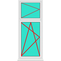 Aluminium Fenster Dreh Kipp mit Oberlicht Dreh Online Bestellen