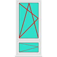 Aluminium Fenster Dreh Kipp mit Unterlicht Dreh Online Kaufen