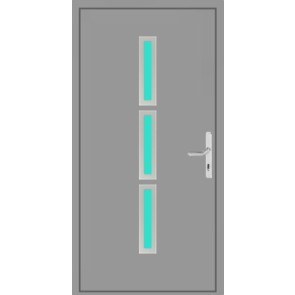 Aluminium Haustür Flügelüberdeckend Trier