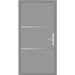 Aluminium Haustür Flügelüberdeckend Zerbst