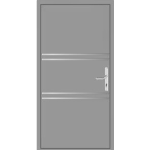 Aluminium Haustür Flügelüberdeckend Dessau
