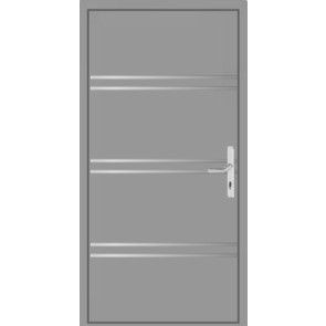 Aluminium Haustür Flügelüberdeckend Frankfurt