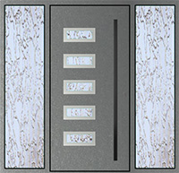 Aluminium Haustür Flügelüberdeckend Nürnberg